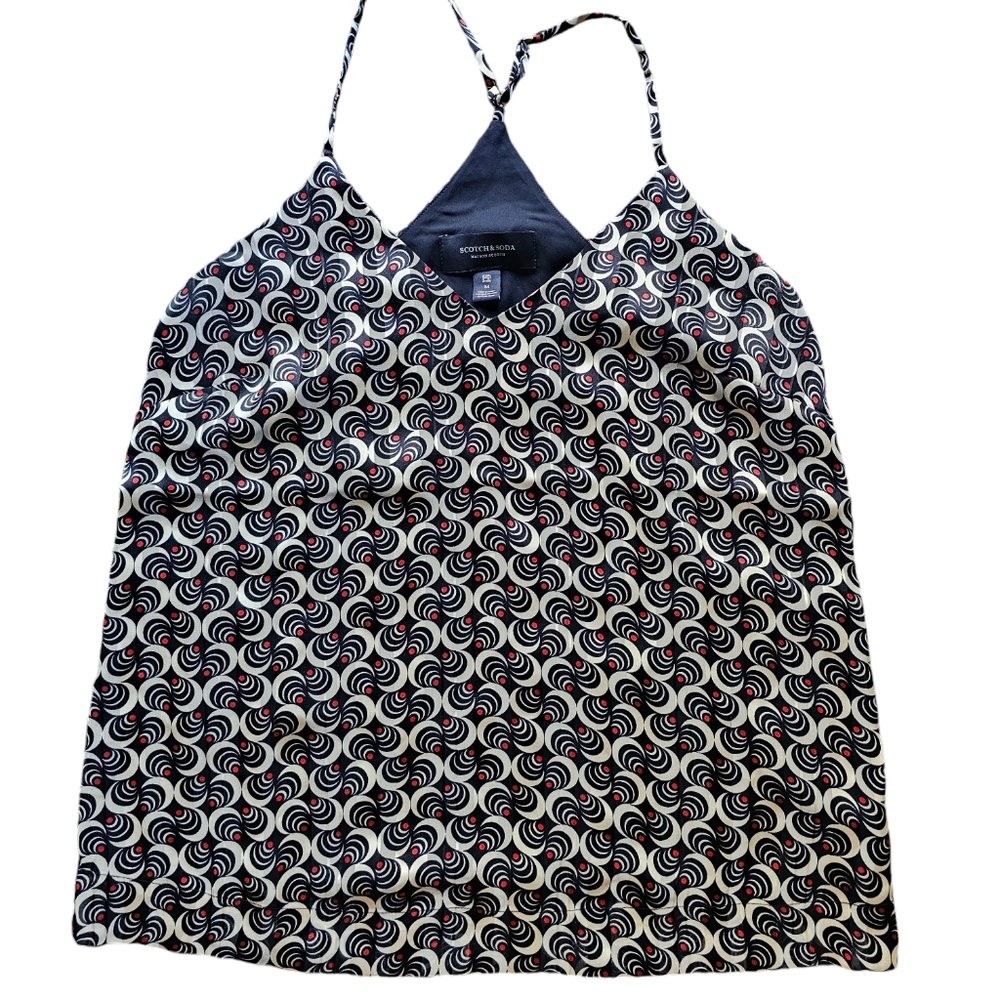 Scotch & Soda geometric print elegant tank top size M